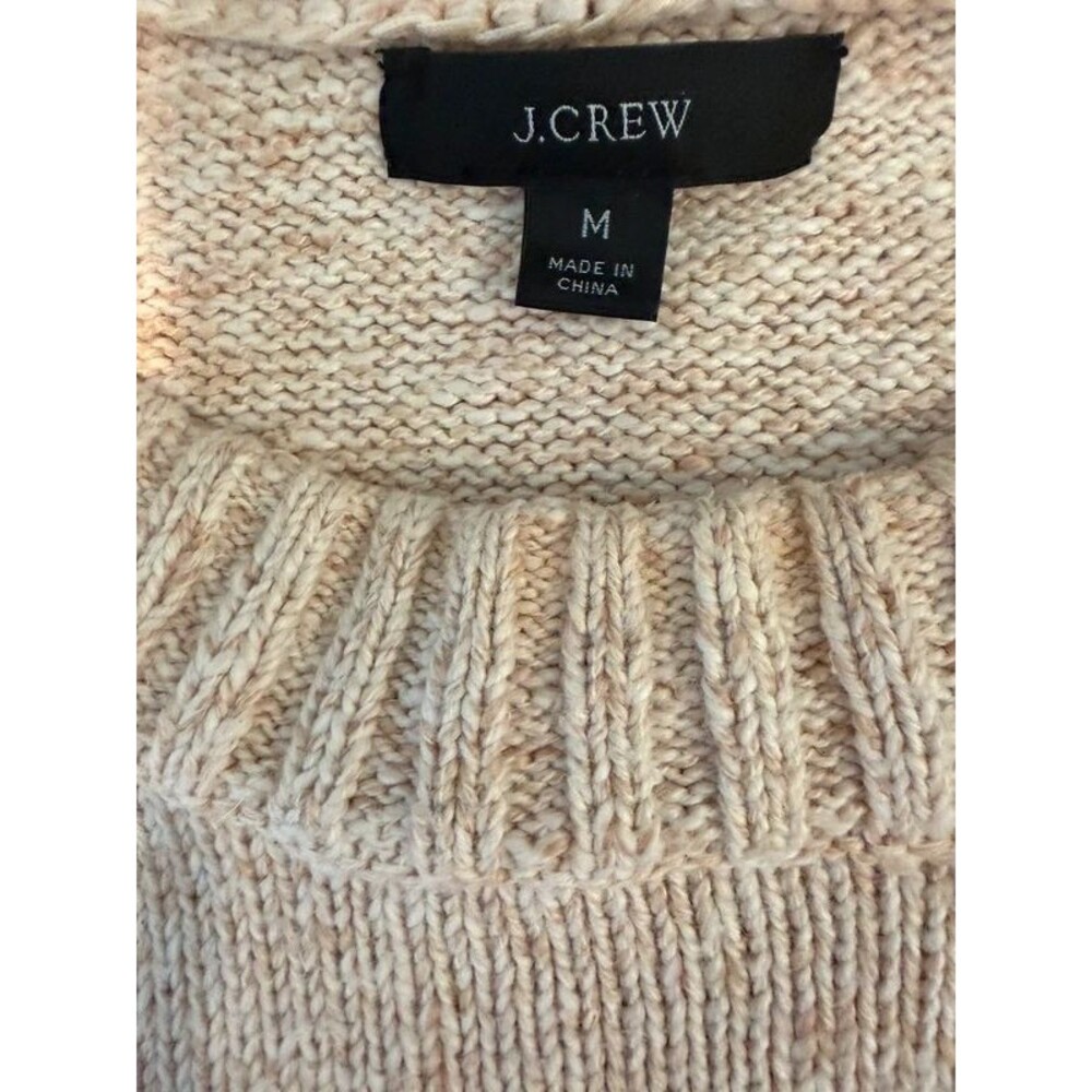 J.Crew Oatmeal colored crewneck sweater - Picture 4 of 5